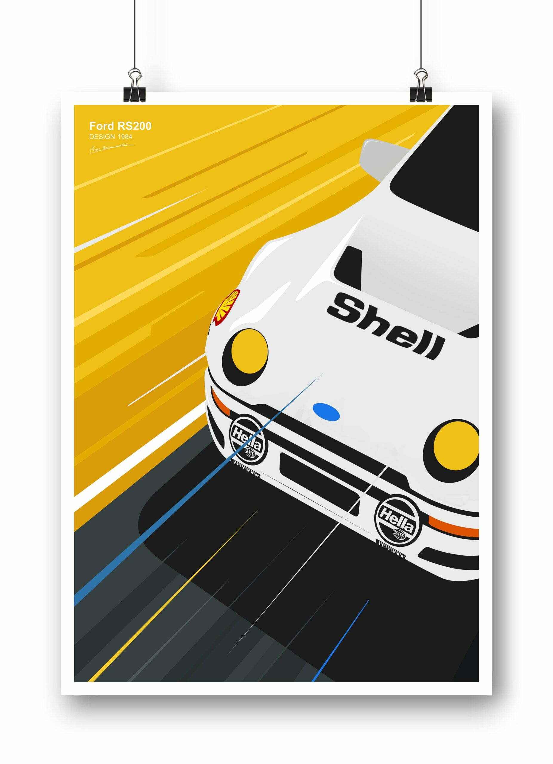 plakat ford rs 200