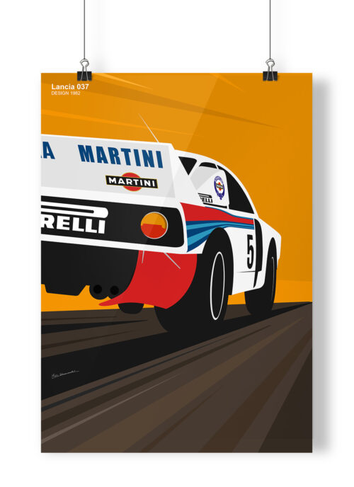 Plakat Lancia 037