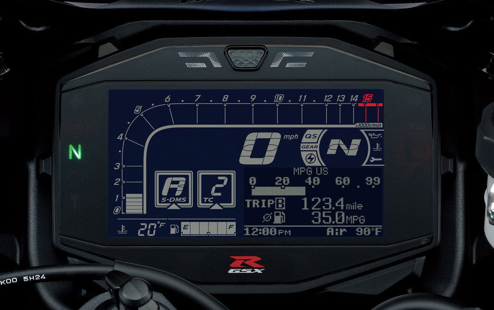 Suzuki GSX-R 1000 2017 L7 zegary