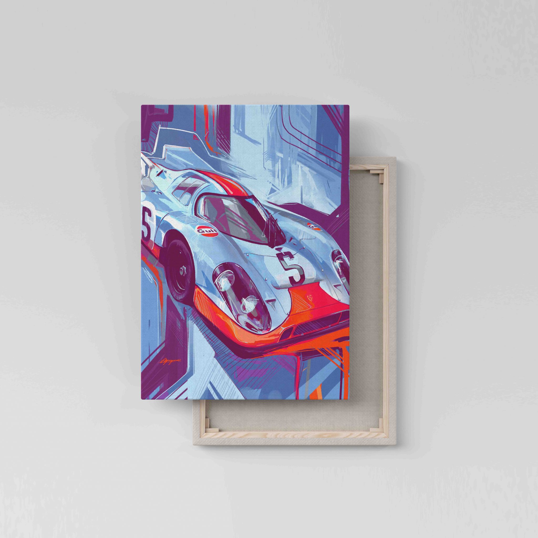 Plakat Ferrari 250 GTO – obraz drukowany na płótnie