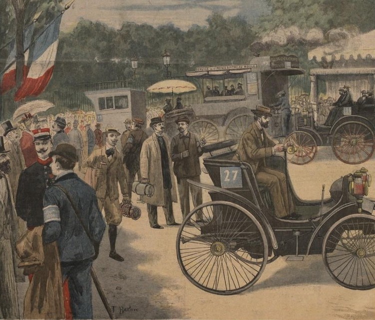 Pierwszy wyścig w historii Paryż-Rouen 1894